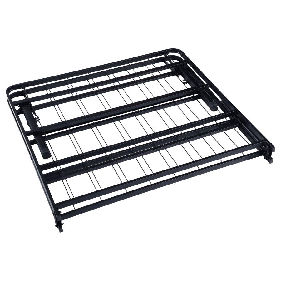 Mabel Metal Twin Mattress Support Platform Bed Black